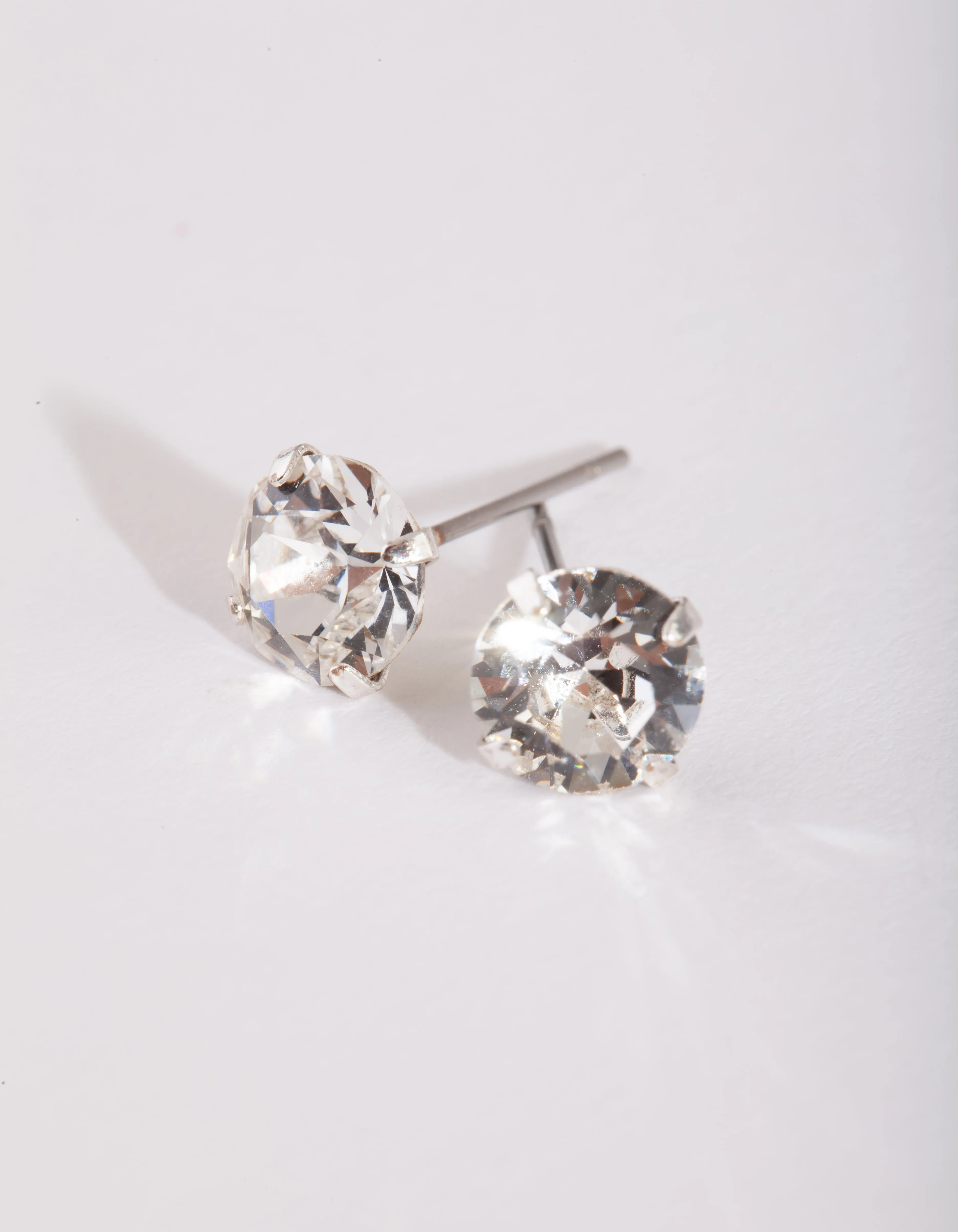 Swarovski 7mm Silver Stud Earring