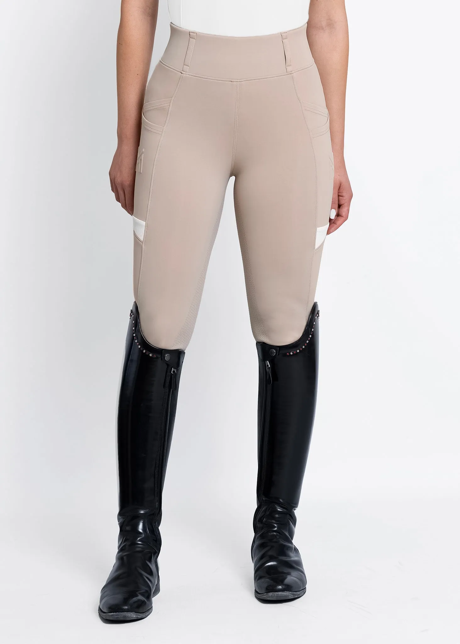 Tech Riding Leggings (Beige)