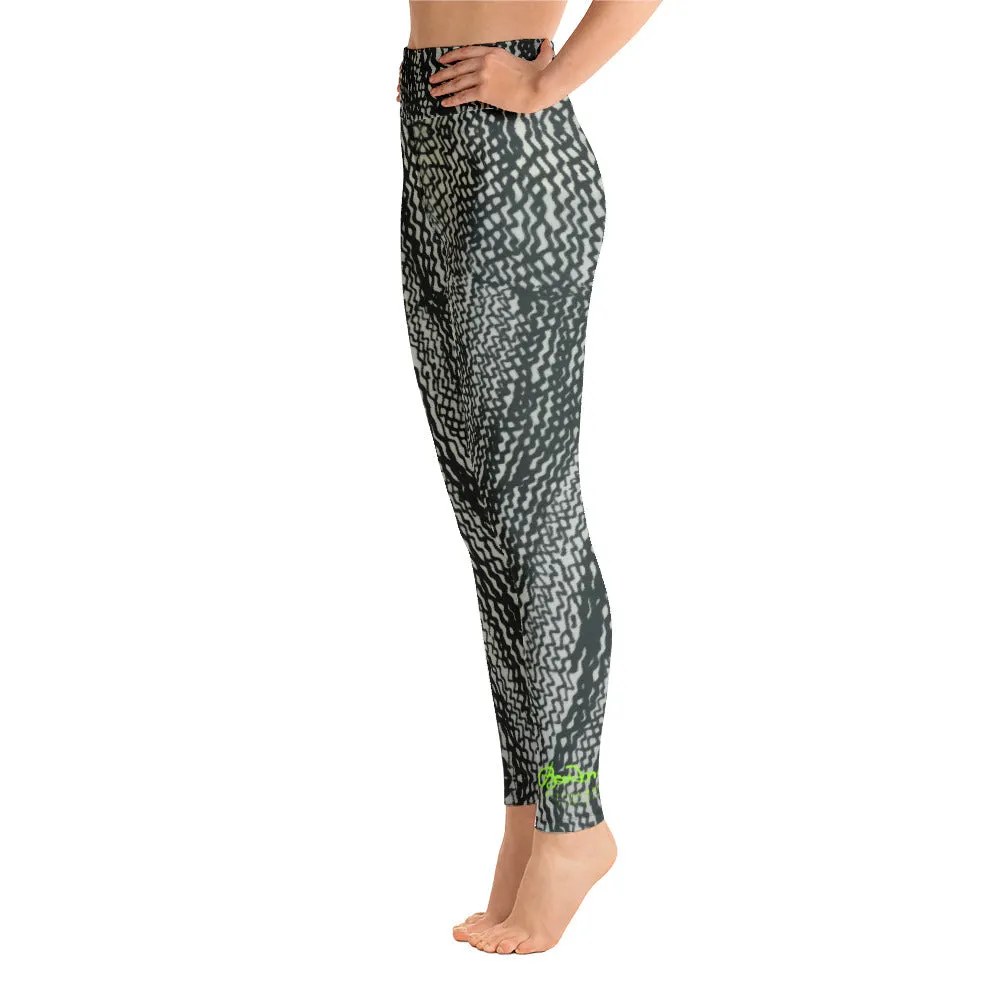 Tire Scribbles Yoga Leggings