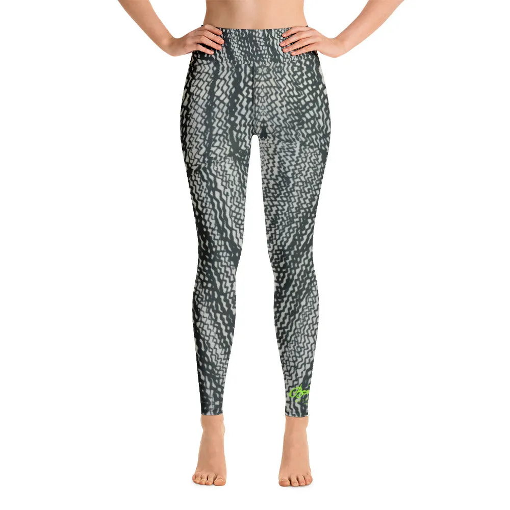 Tire Scribbles Yoga Leggings