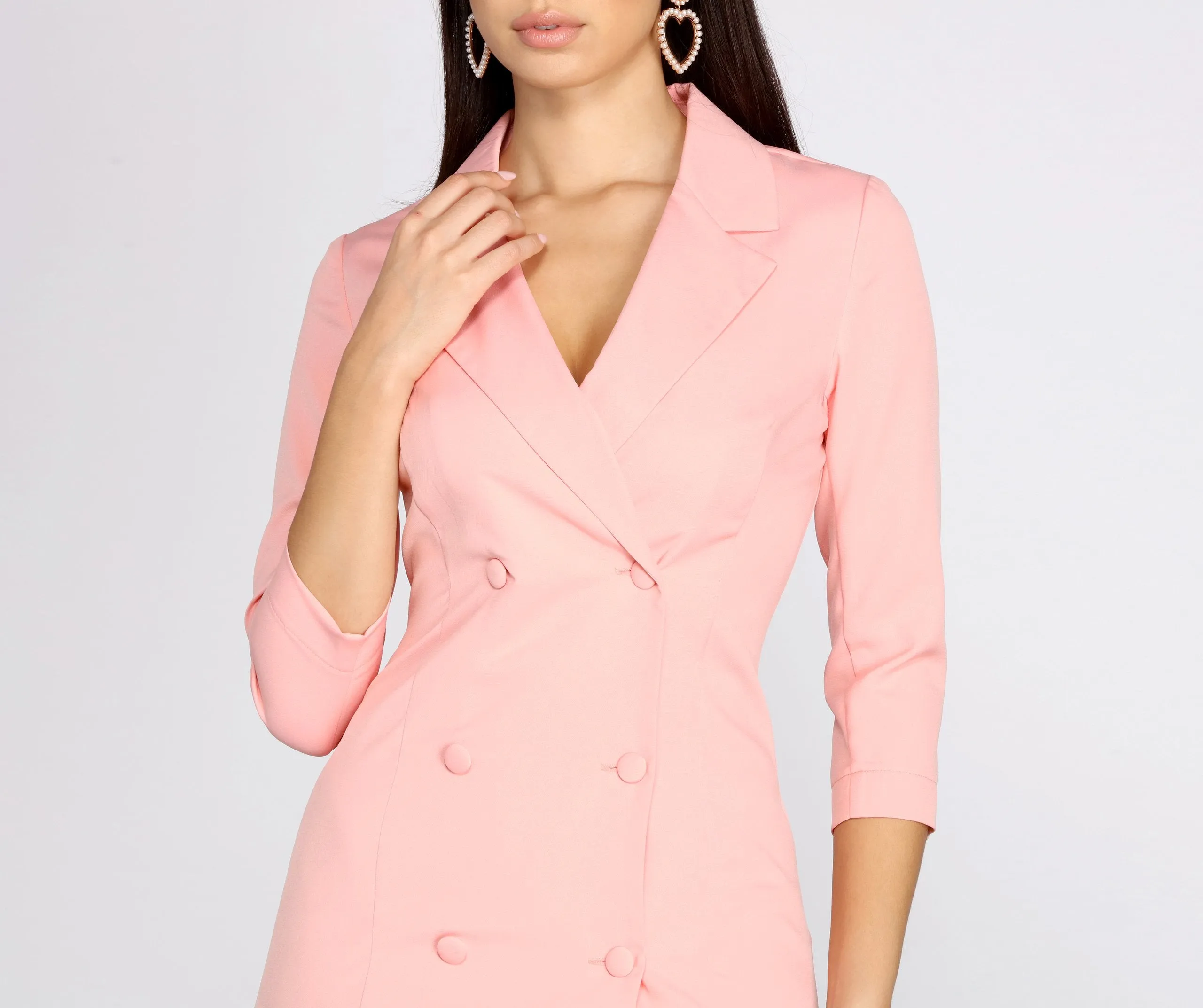 Toleet-Winter and Autumn Outfits Christmas/Thanksgiving_Back To Stylish Business Trench Dress