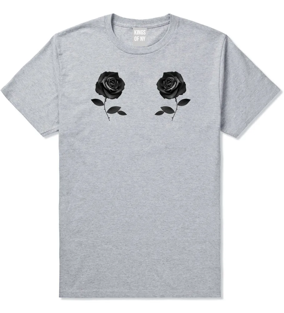 Two Roses Floral T-Shirt