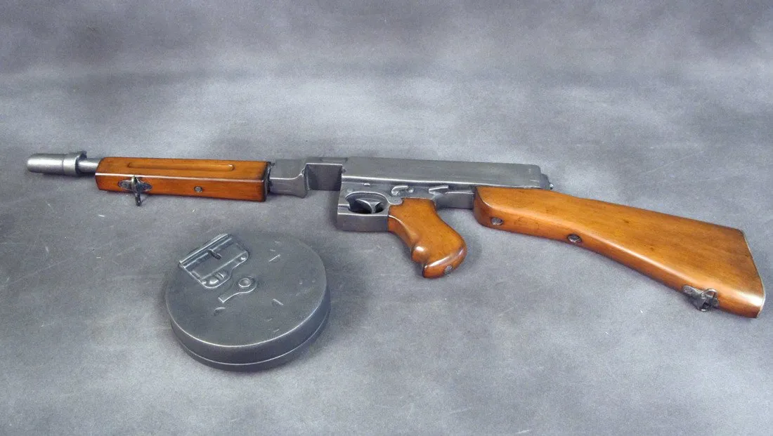 U.S. Thompson M1928 Resin Display SMG with Drum Magazine