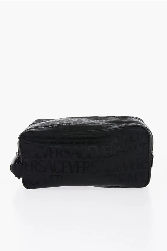 Versace Logoed Beauty Case with Double Zip Unica One size