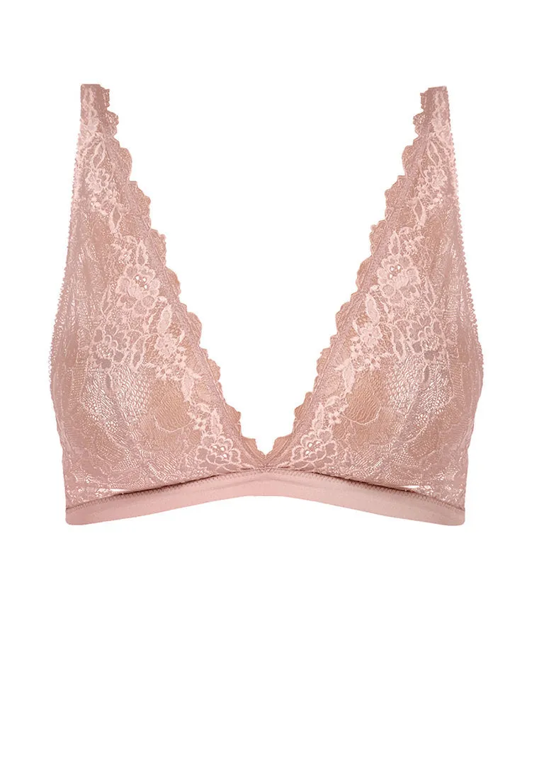 Wacoal Lace Perfection Bralette, Rose Mist