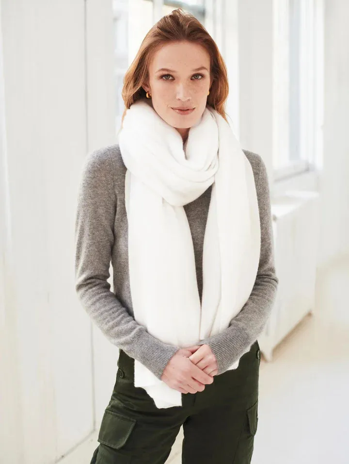 White   Warren Cashmere Wrap