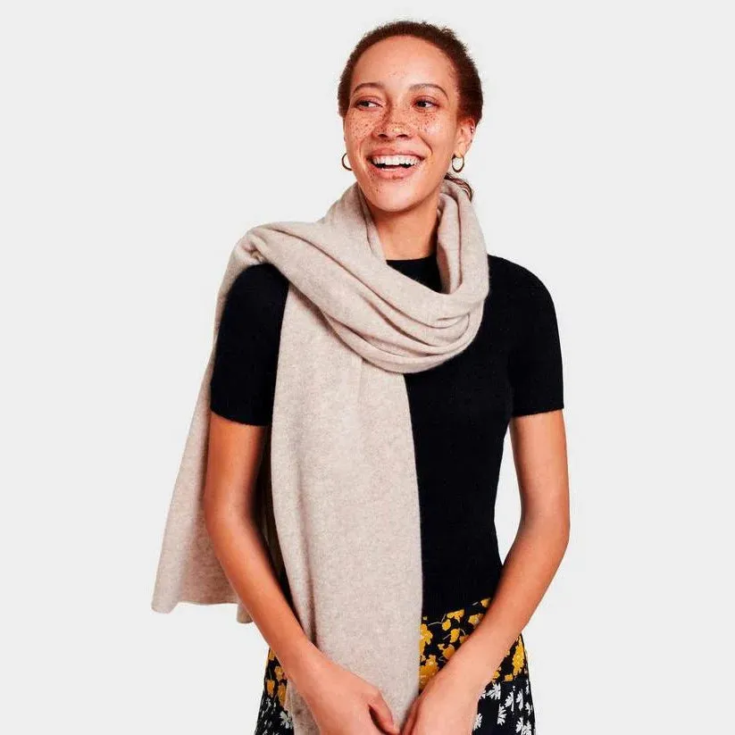 White   Warren Cashmere Wrap