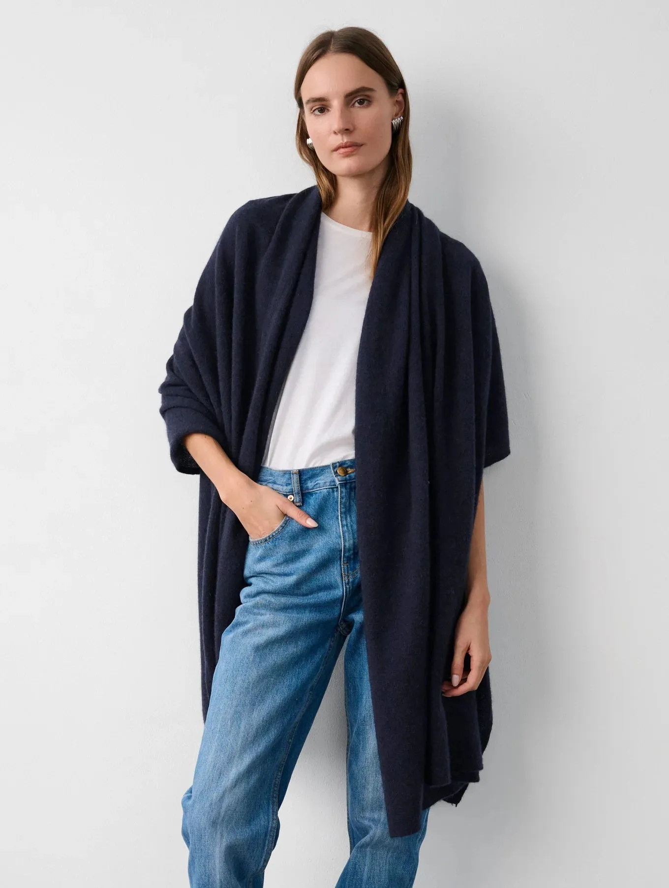 White   Warren Cashmere Wrap