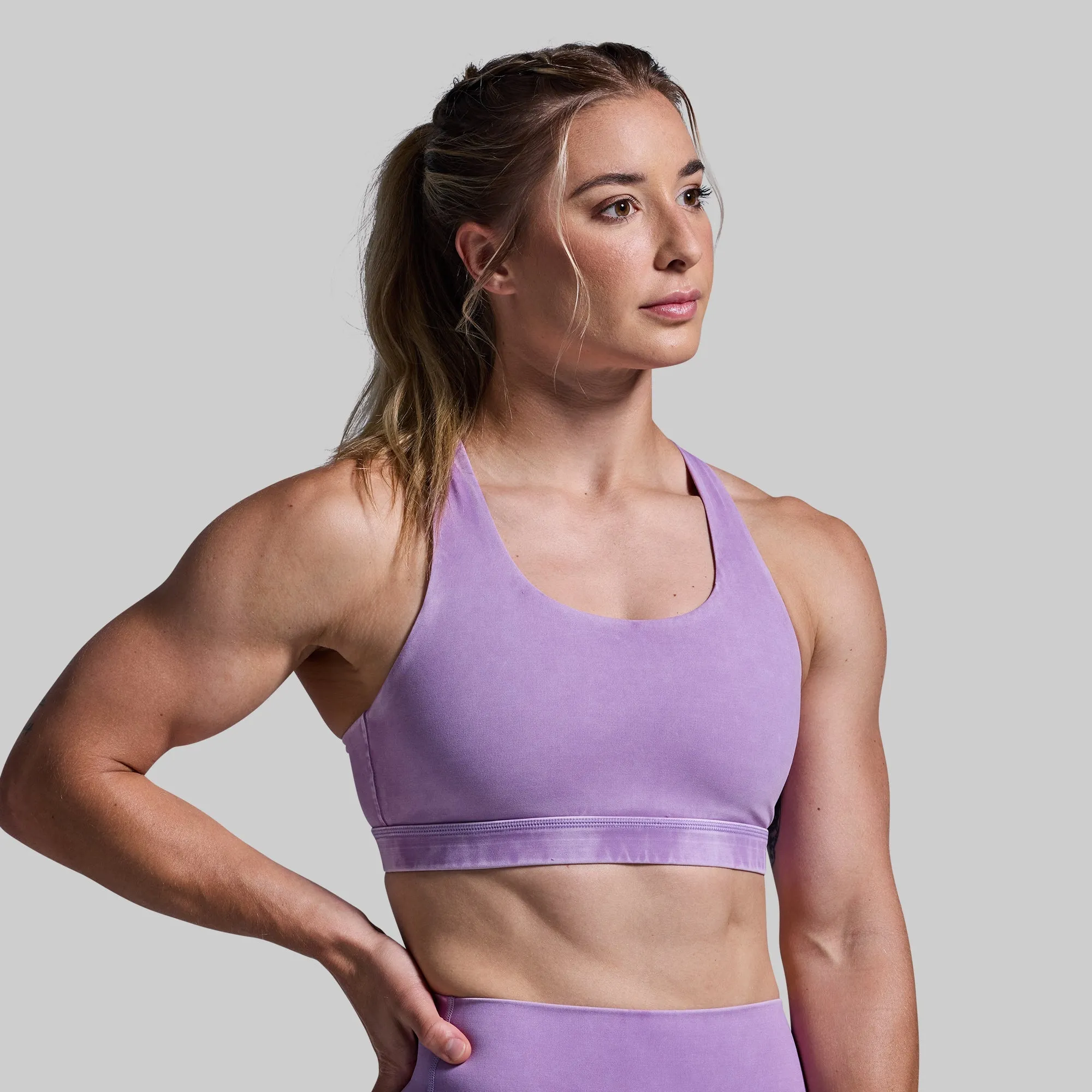 Your Essential Sports Bra (Washed Orchid)